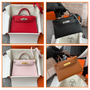 Mini Kelly chever leather 100% handmade – Luxury 1:1 Replica
